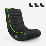 sedia gaming ergonomica con casse bluetooth musicale Dragon