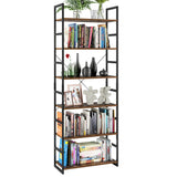 Libreria a 6 Ripiani Scaffale Portaoggetti Scaffalatura Ufficio Stile