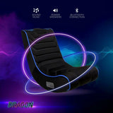 sedia gaming ergonomica con casse bluetooth musicale Dragon