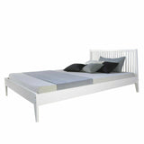 Doppio legno matrimonio Futon struttura letto 140x200 cm asticelle ruggine